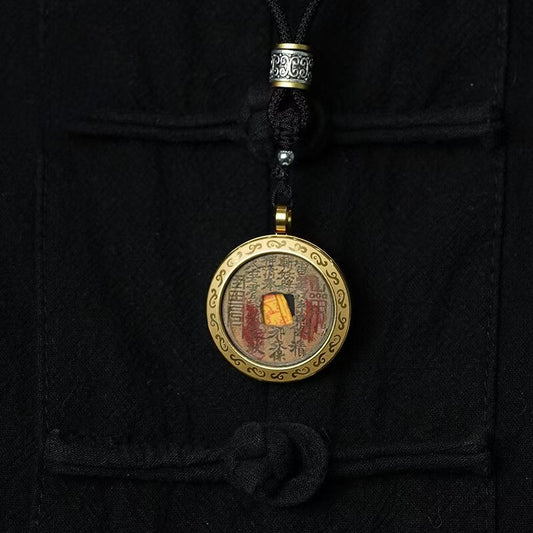 Wudang blessing fortune pendant（gold）