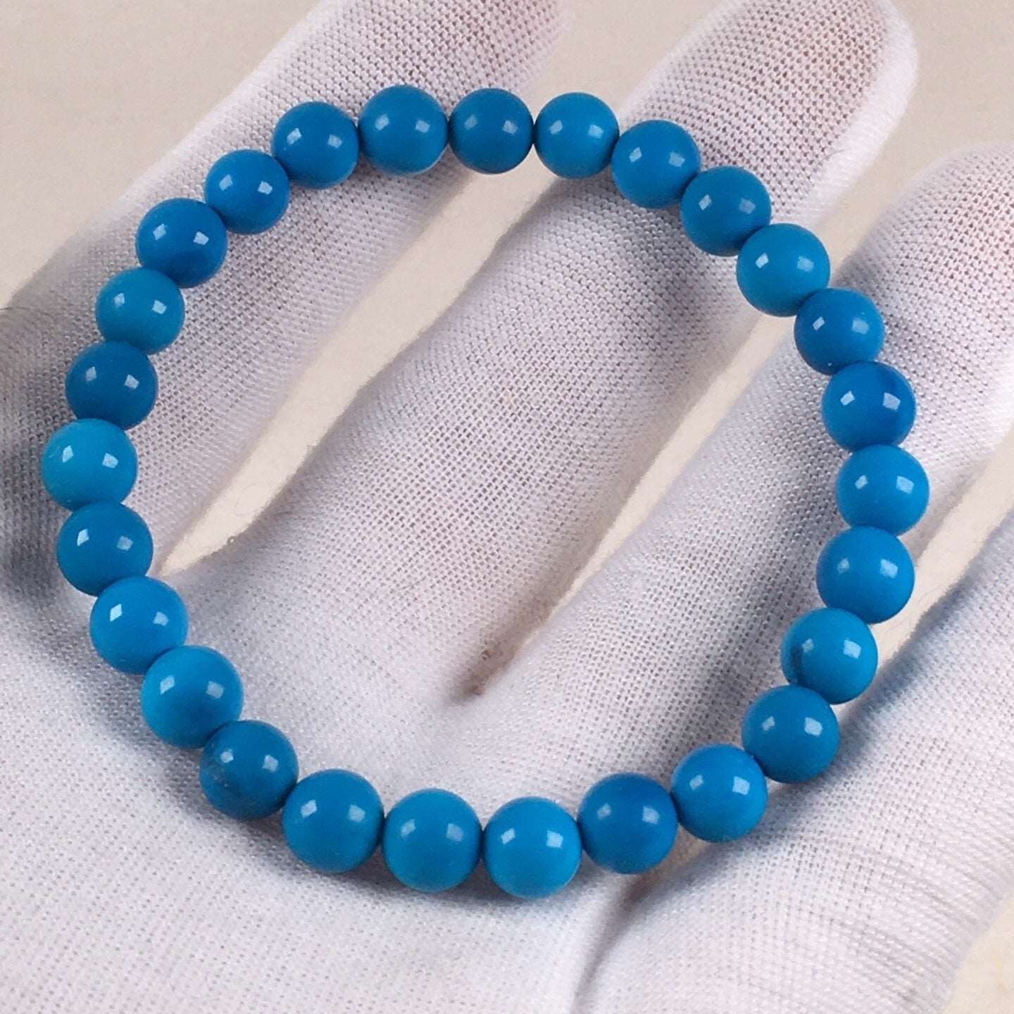 High Quality Sky Blue Turquoise Bracelet - Wudang Mystic Realm