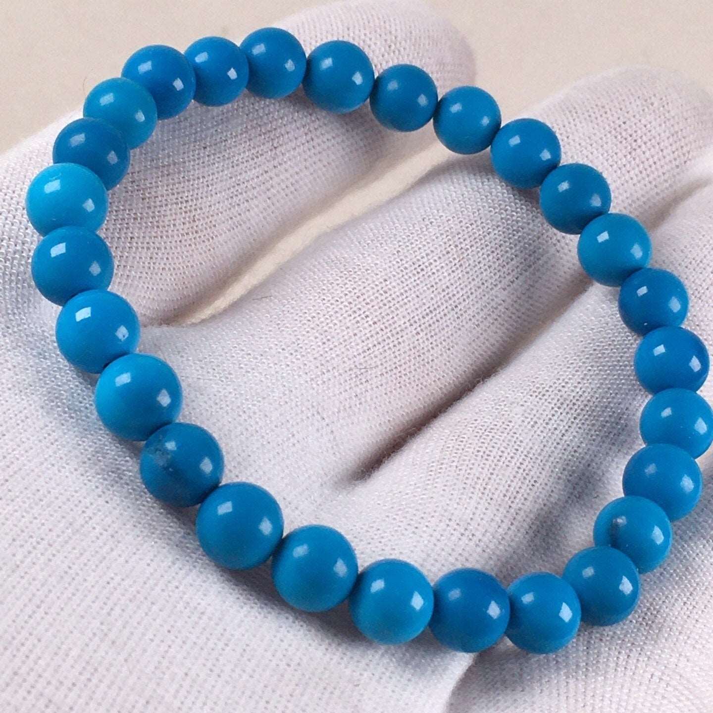 High Quality Sky Blue Turquoise Bracelet - Wudang Mystic Realm