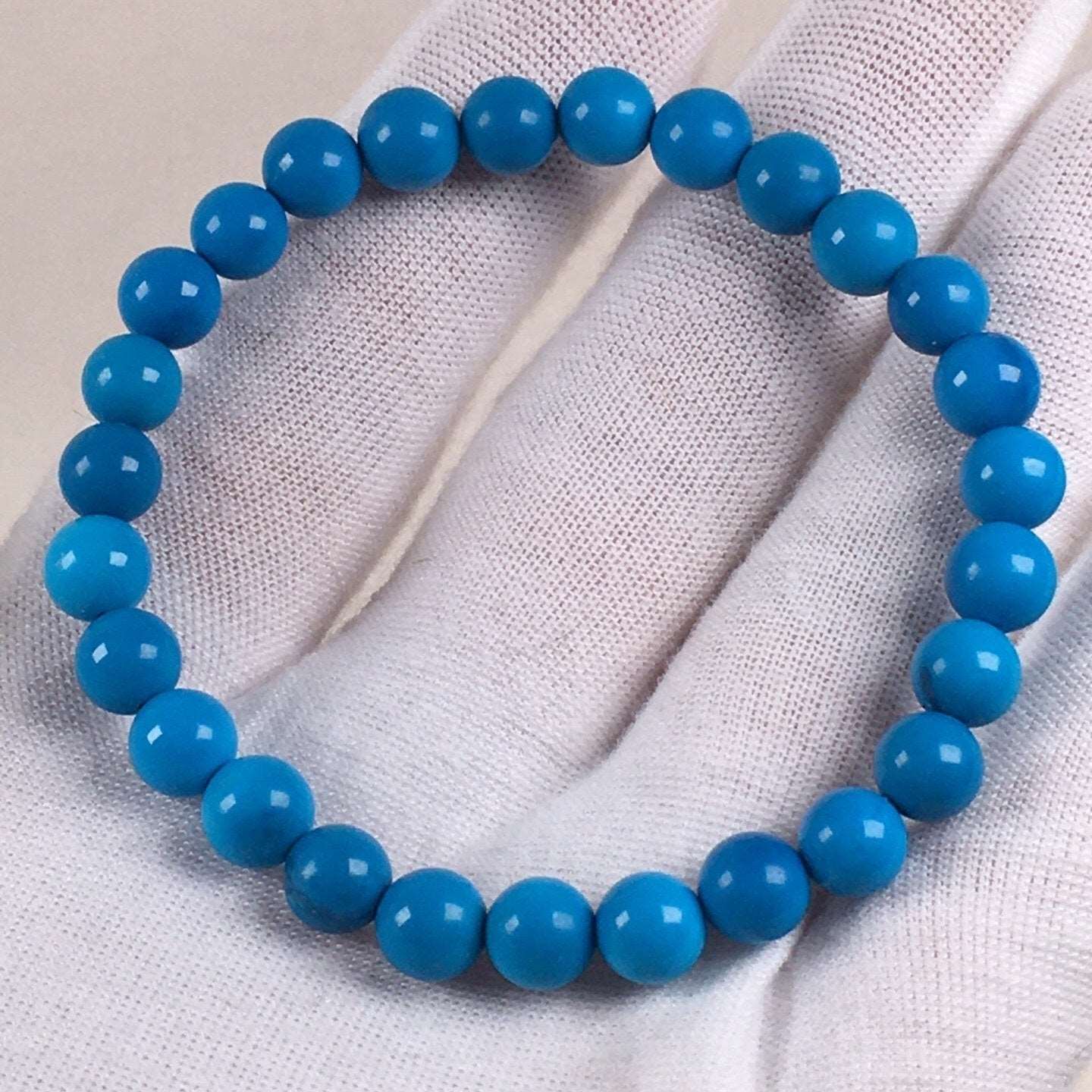 High Quality Sky Blue Turquoise Bracelet - Wudang Mystic Realm