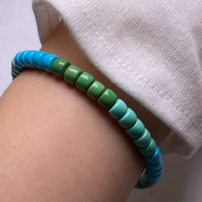 Turquoise Bracelet - Rainbow Colors - Wudang Mystic Realm